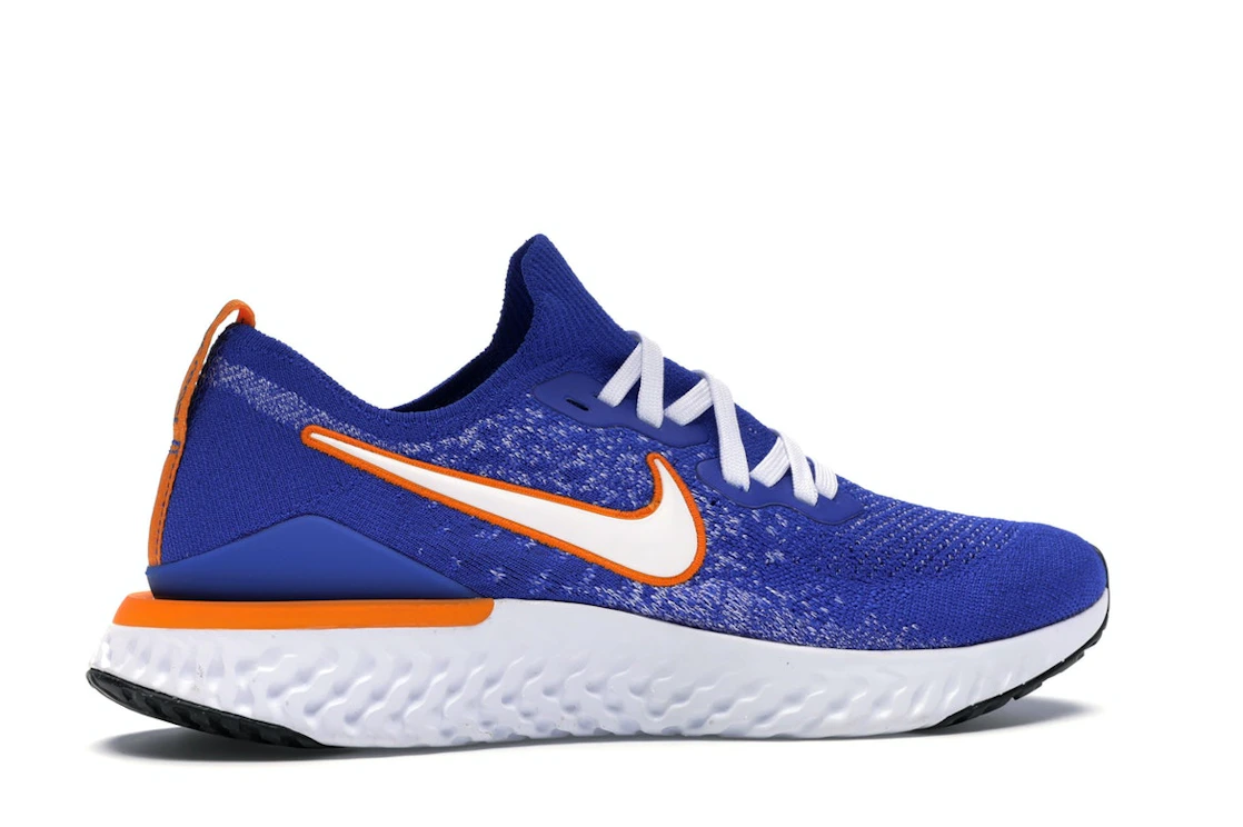 Vue 35 de Nike Epic React Flyknit 2 Racer Blue