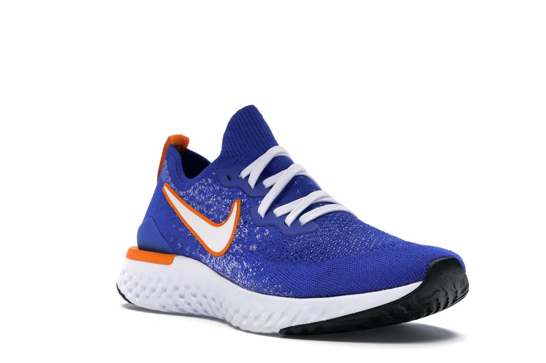 Vue 6 de Nike Epic React Flyknit 2 Racer Blue