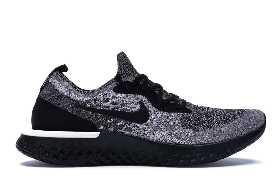 Vue 1 de Nike Epic React Flyknit Cookies & Cream 