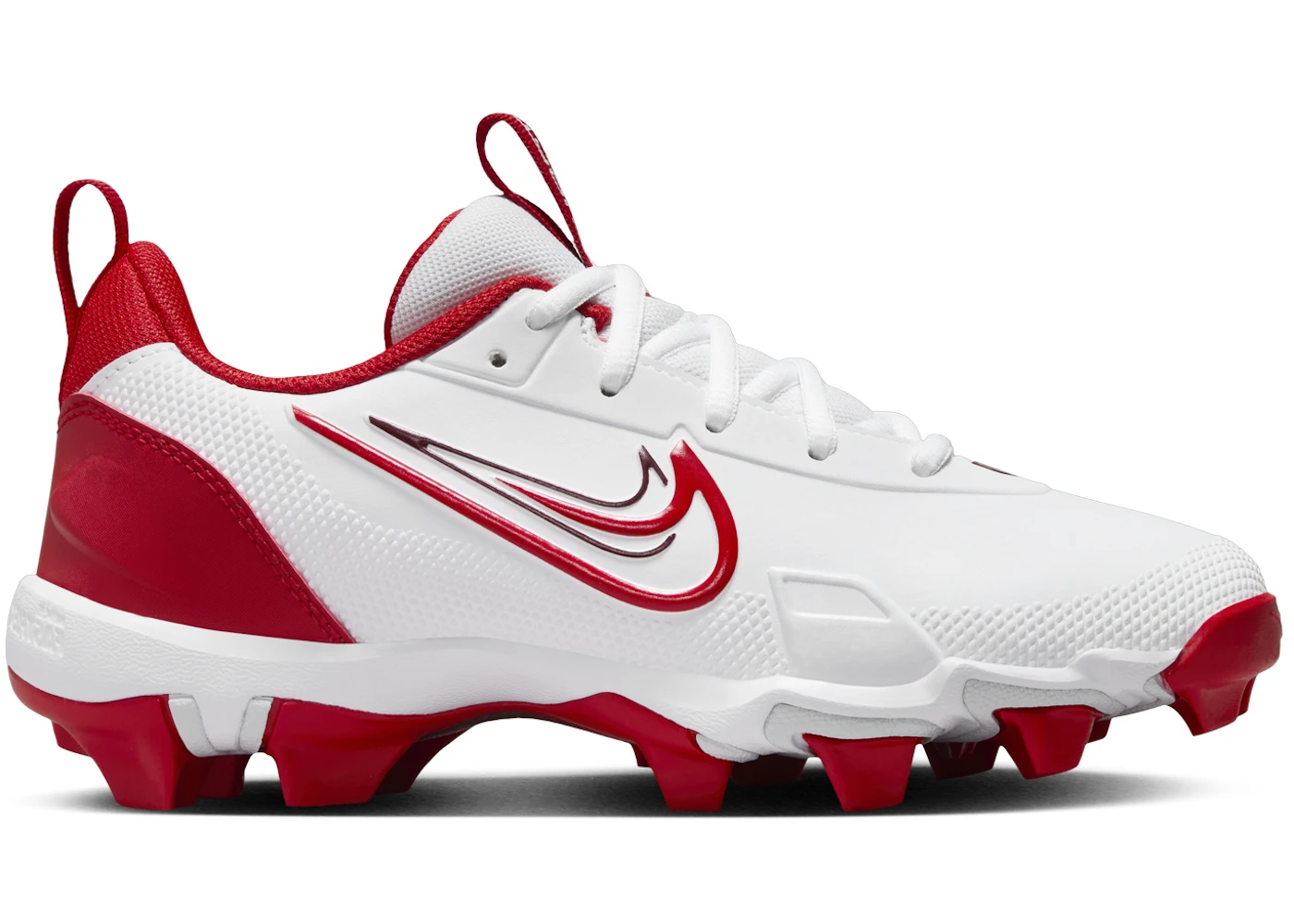 Nike Force Trout 9 Keystone White Pure Platinum Team Red University Red (GS)