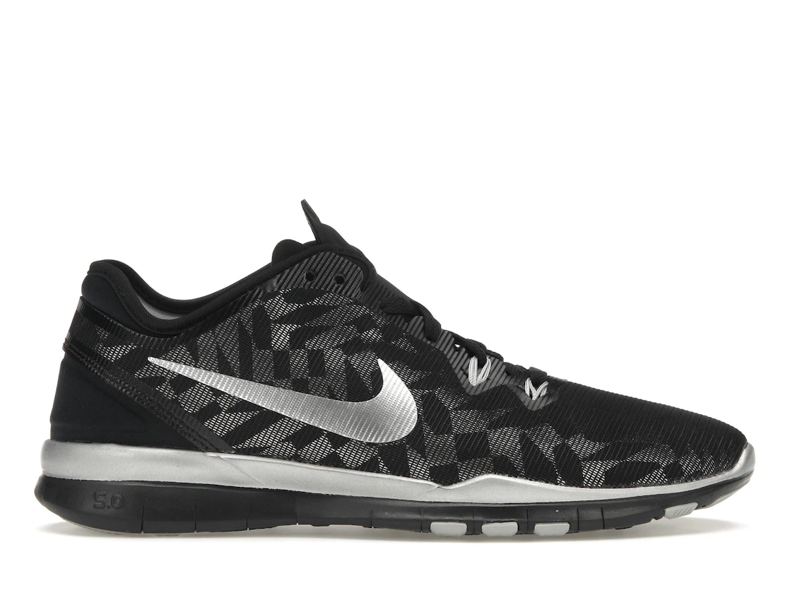 Vue 1 de Nike Free 5.0 TR Fit 5 Black Metallic Silver 