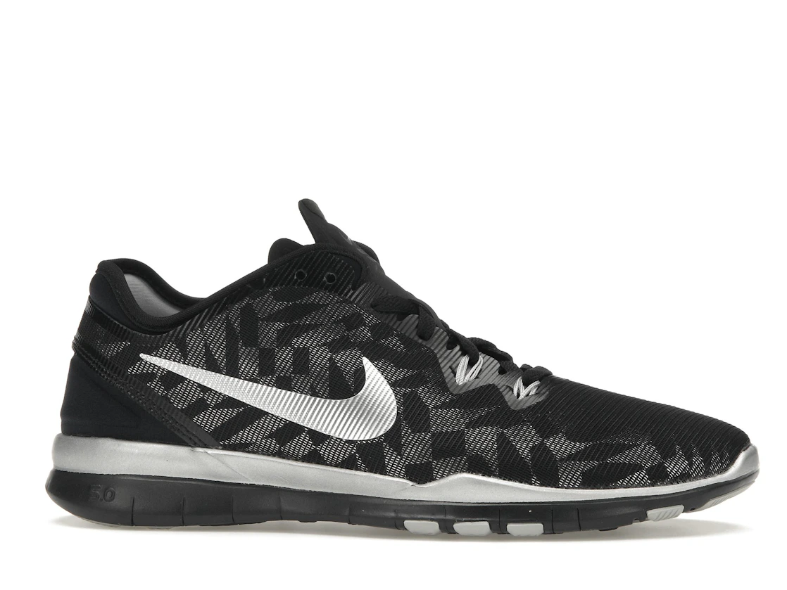 Vue 2 de Nike Free 5.0 TR Fit 5 Black Metallic Silver 