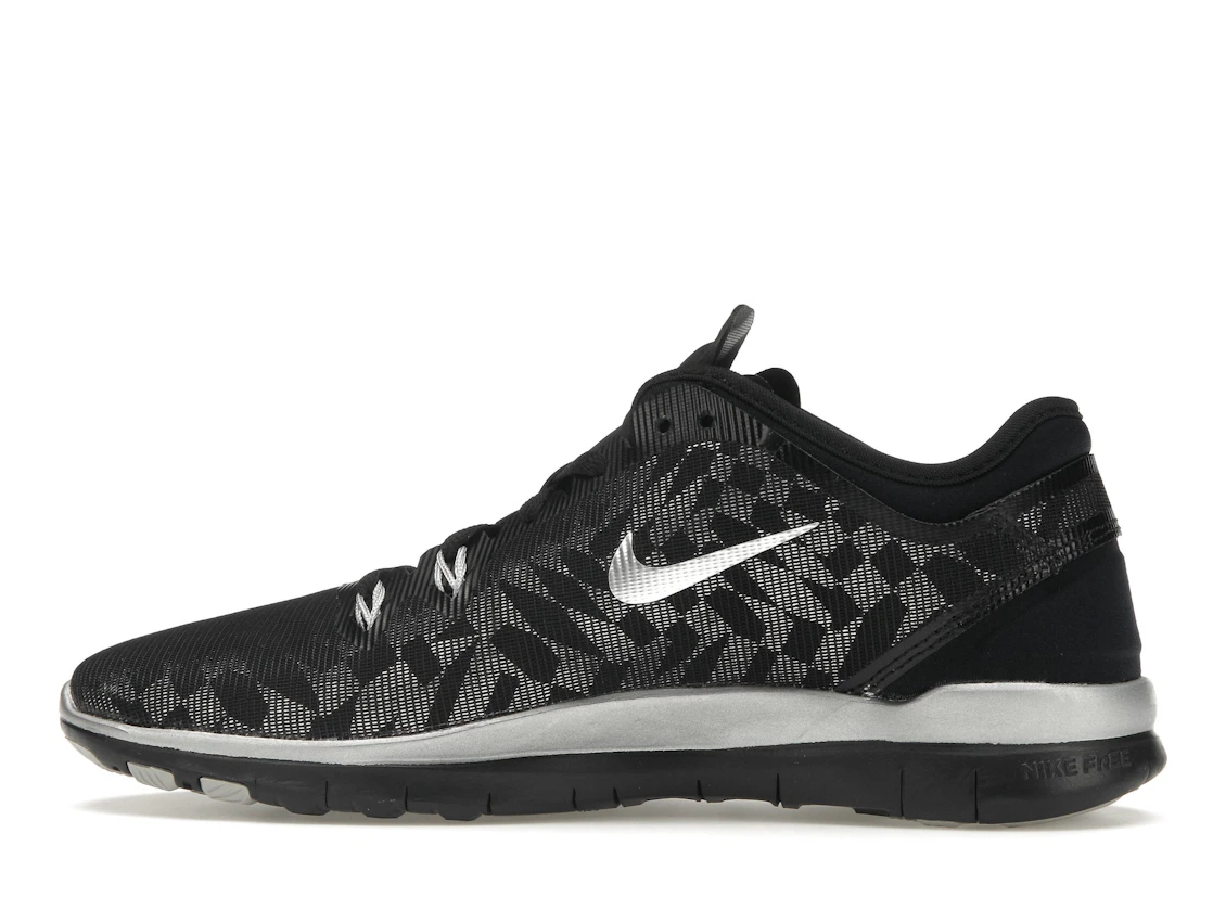Vue 20 de Nike Free 5.0 TR Fit 5 Black Metallic Silver 