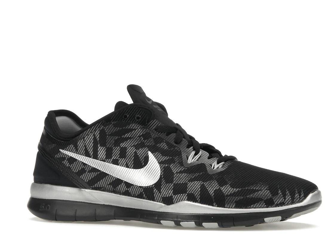 Vue 3 de Nike Free 5.0 TR Fit 5 Black Metallic Silver 