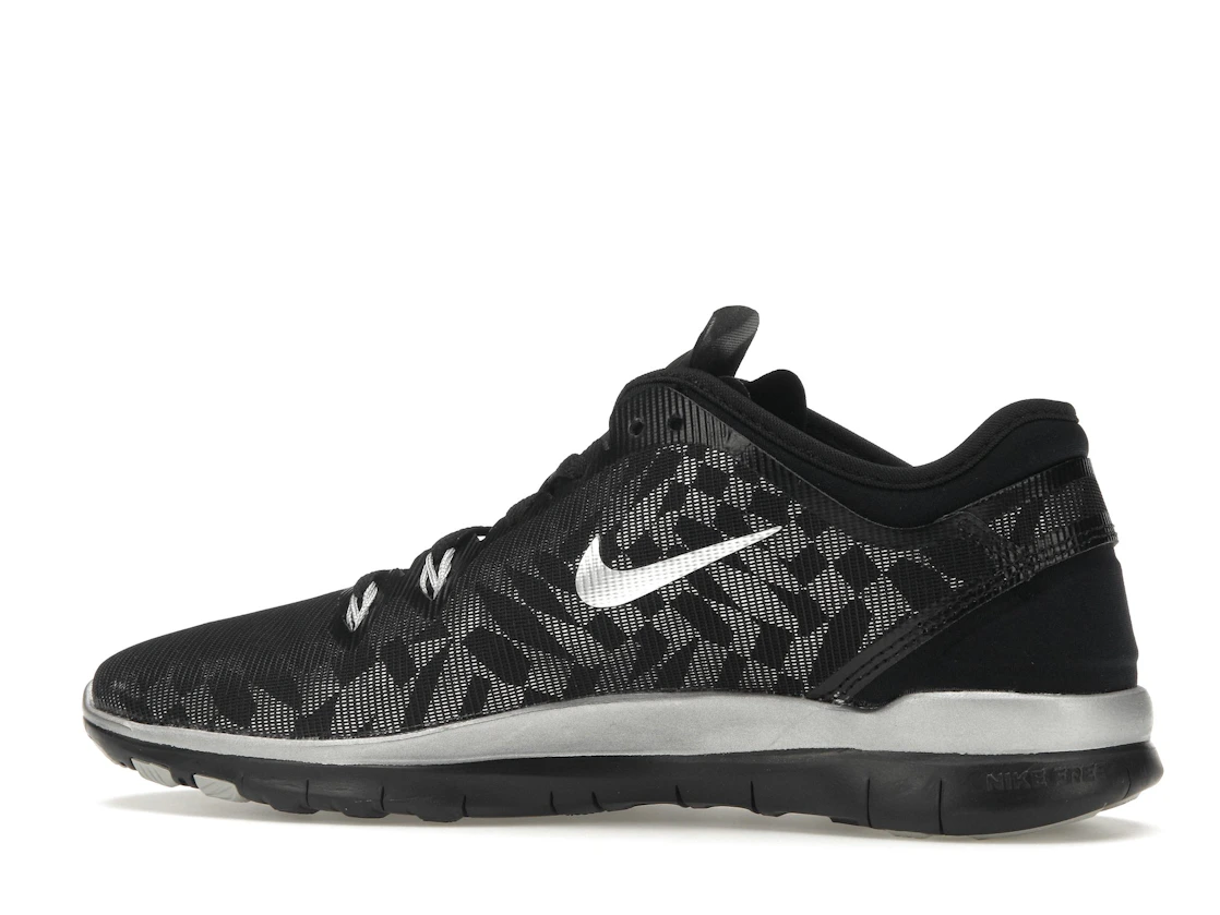 Vue 21 de Nike Free 5.0 TR Fit 5 Black Metallic Silver 