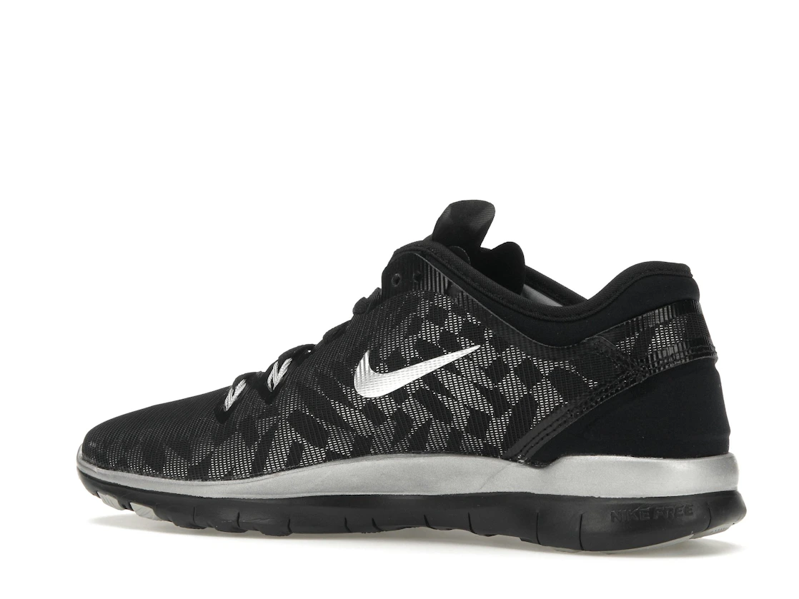 Vue 22 de Nike Free 5.0 TR Fit 5 Black Metallic Silver 