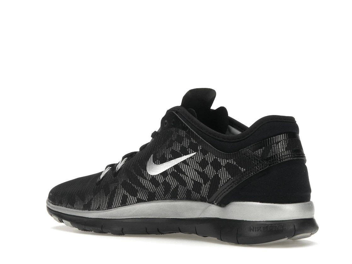 Vue 23 de Nike Free 5.0 TR Fit 5 Black Metallic Silver 