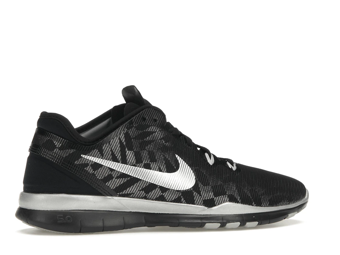 Vue 35 de Nike Free 5.0 TR Fit 5 Black Metallic Silver 