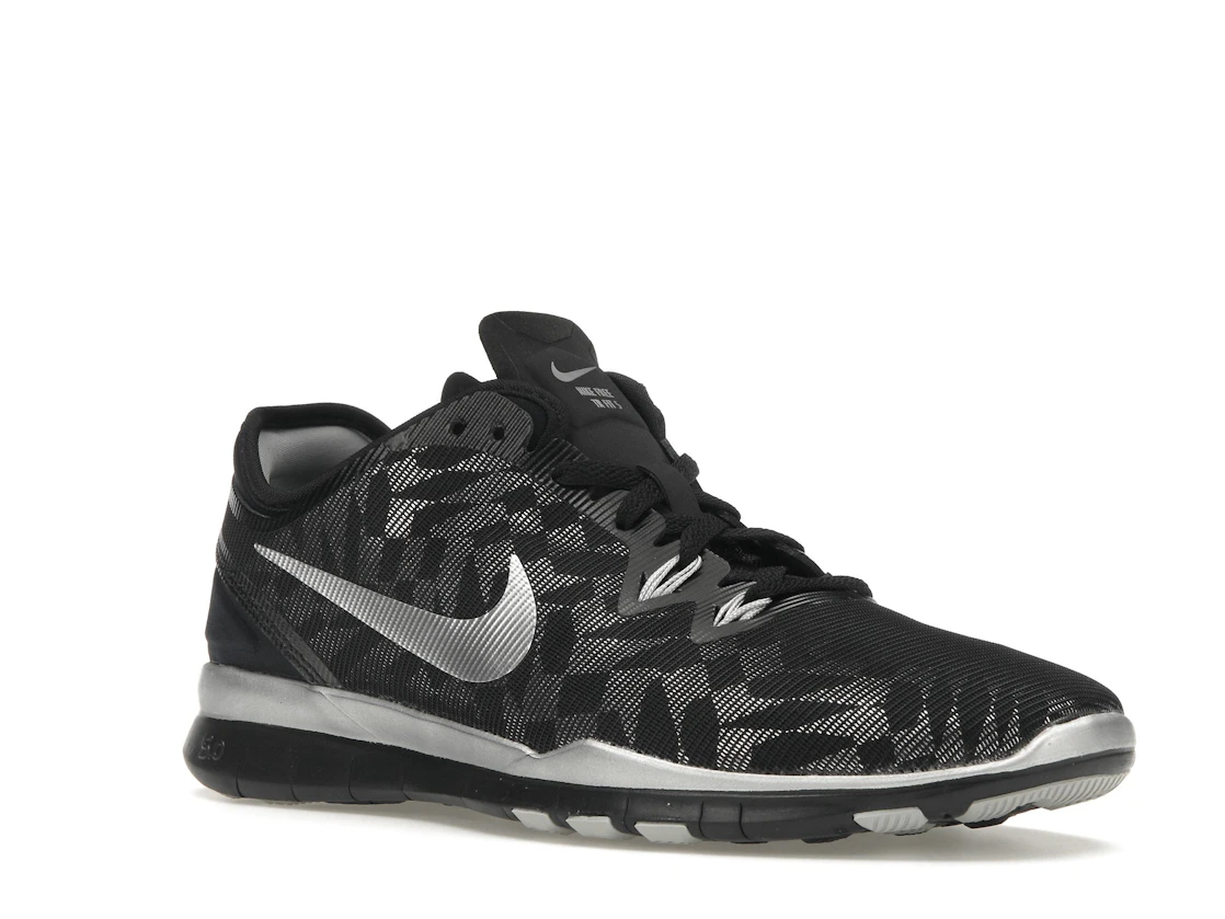Vue 5 de Nike Free 5.0 TR Fit 5 Black Metallic Silver 