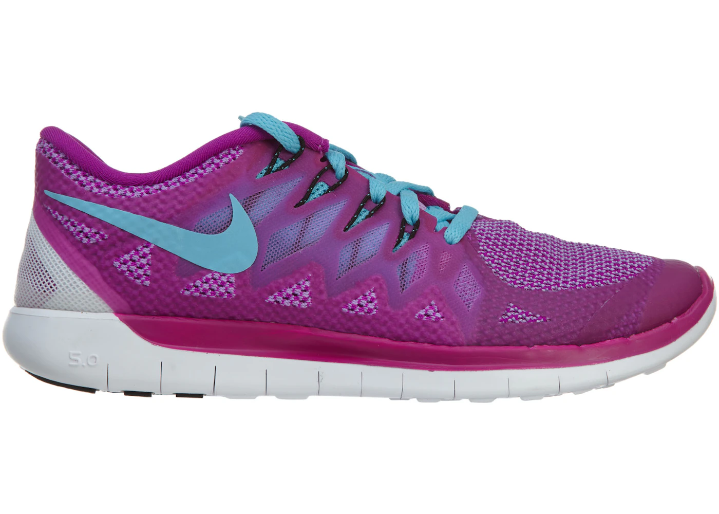 Nike Free 5.0 Fuchsia Flash Clearwater-Fuchsia Glow 