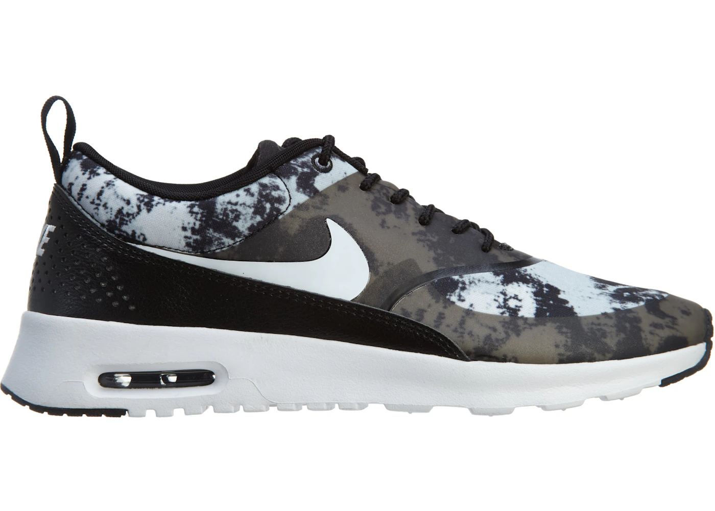 Nike Free Air Max Thea Print Black White-Dark Grey 