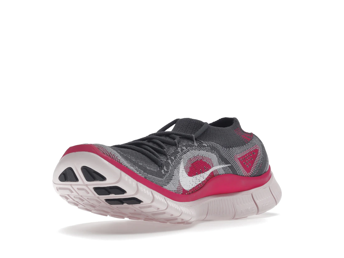 Vue 14 de Nike Free Flyknit 5 Grey Pink Foil 