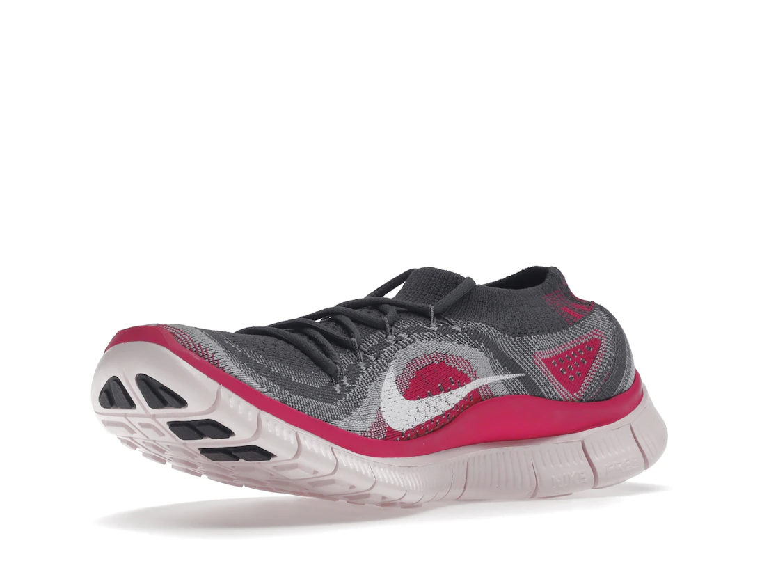 Vue 15 de Nike Free Flyknit 5 Grey Pink Foil 