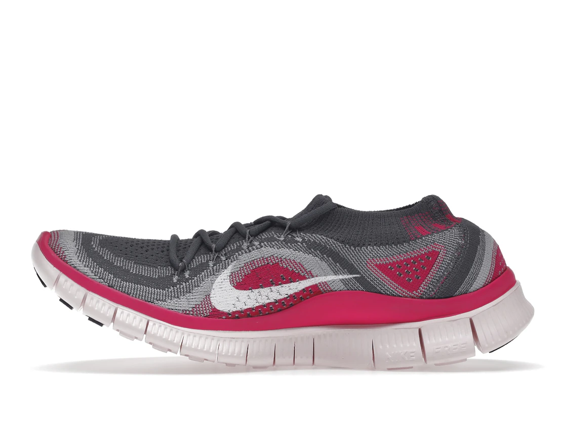Vue 19 de Nike Free Flyknit 5 Grey Pink Foil 