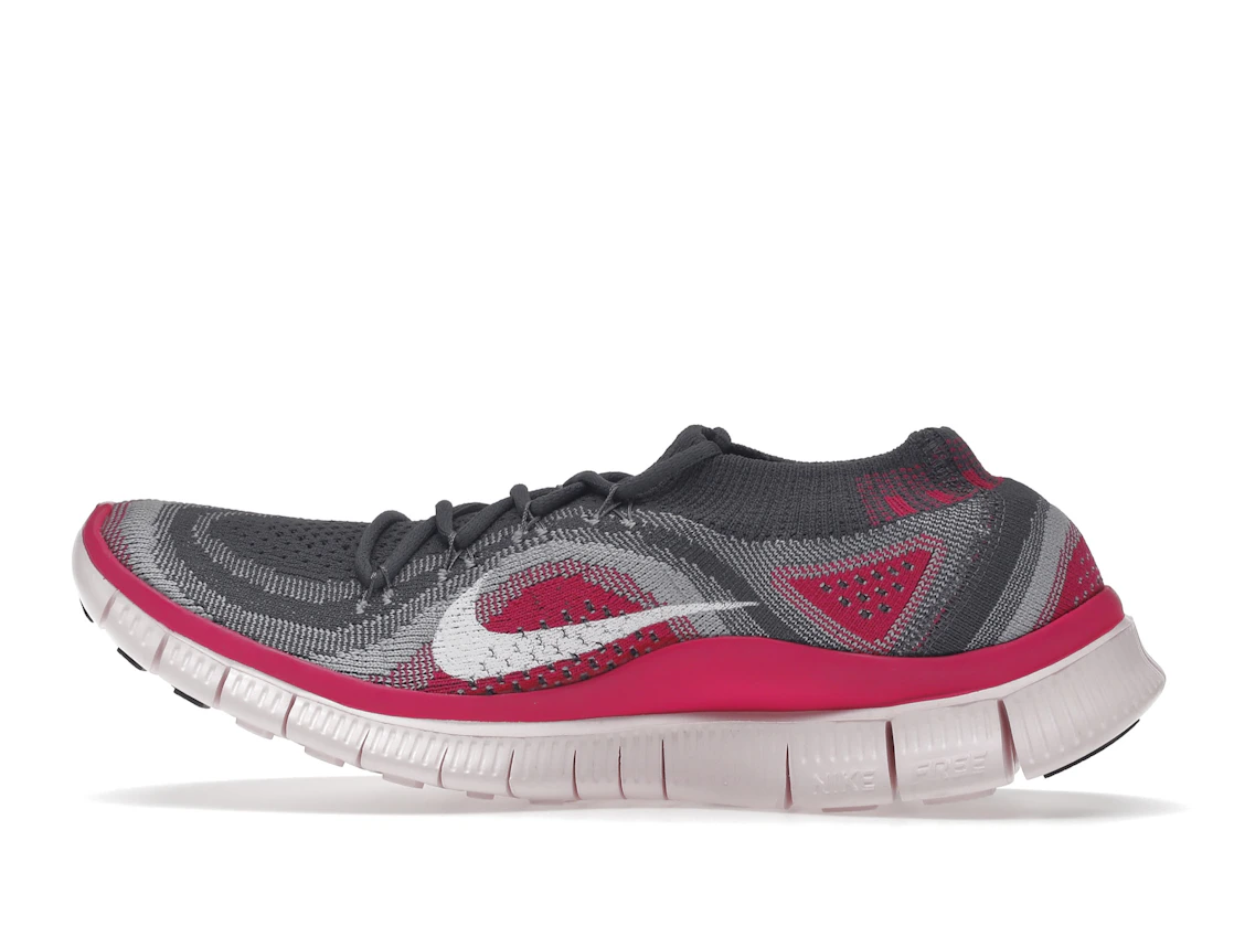 Vue 20 de Nike Free Flyknit 5 Grey Pink Foil 