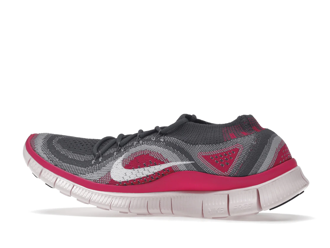Vue 21 de Nike Free Flyknit 5 Grey Pink Foil 