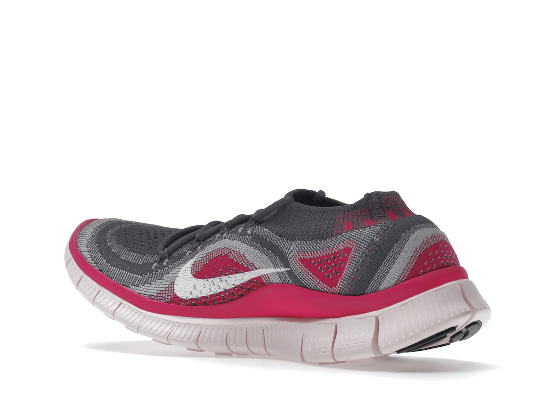 Vue 23 de Nike Free Flyknit 5 Grey Pink Foil 