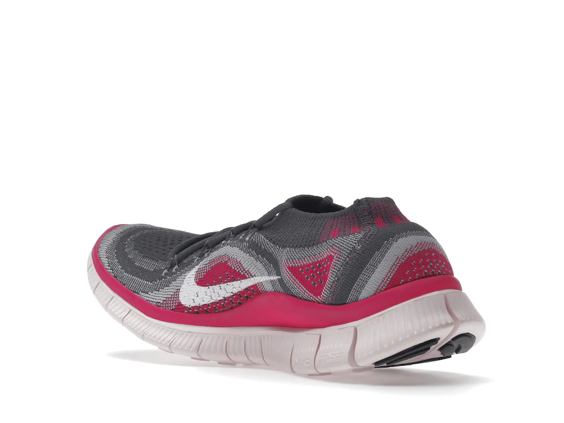 Vue 24 de Nike Free Flyknit 5 Grey Pink Foil 