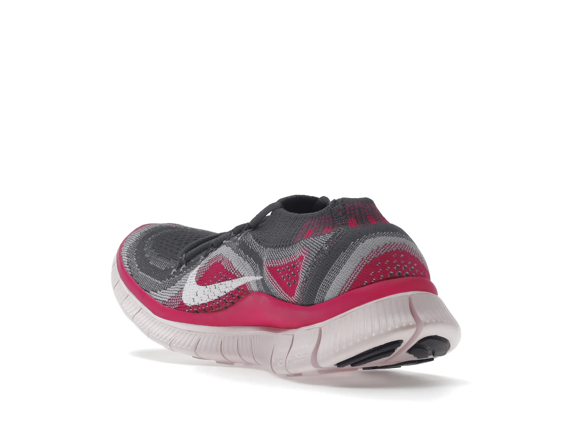 Vue 25 de Nike Free Flyknit 5 Grey Pink Foil 