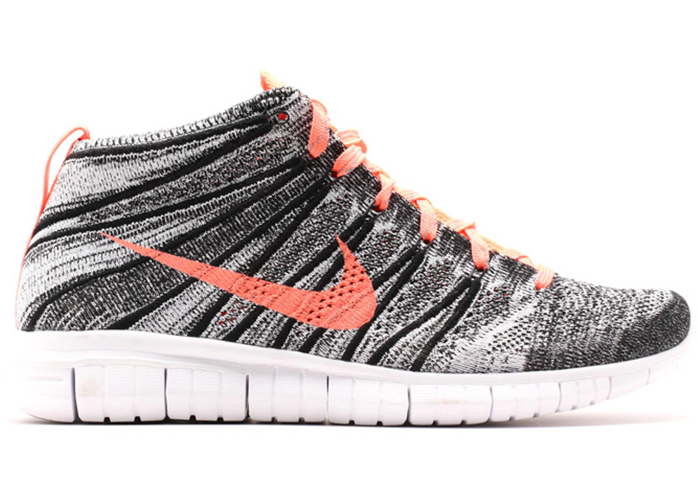 Nike Free Flyknit Chukka Black Mango 