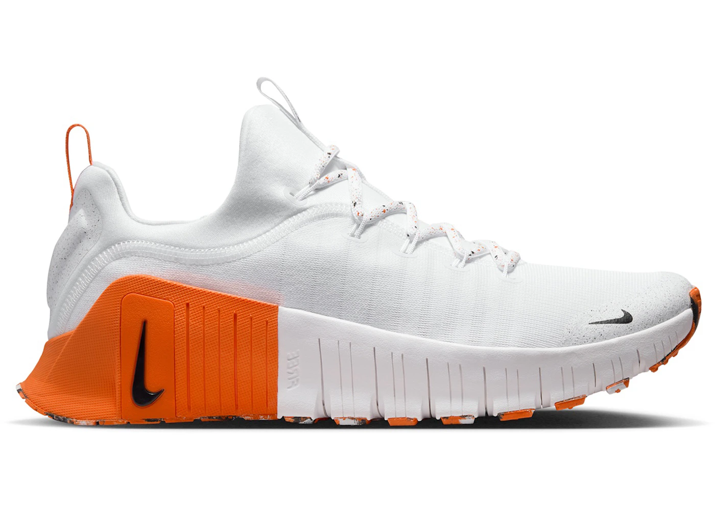 Nike Free Metcon 6 White Safety Orange Black