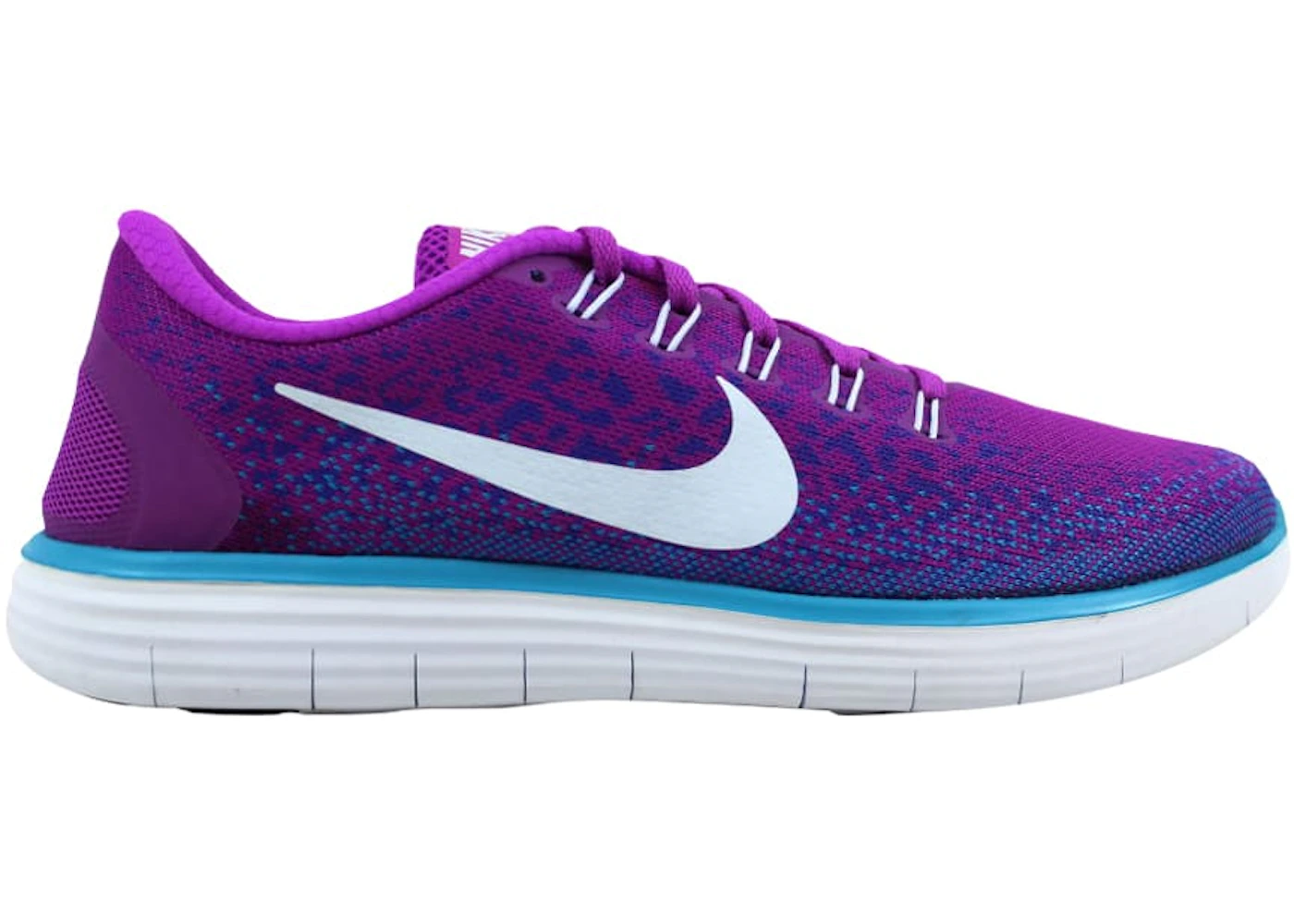 Nike Free RN Distance Hyper Volt/Blue Tint-Purple-Blue 
