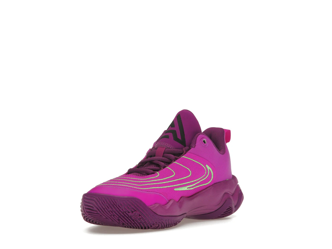 Vue 14 de Nike Giannis Immortality 4 Bold Berry Green Strike Hyper Violet Black (GS)