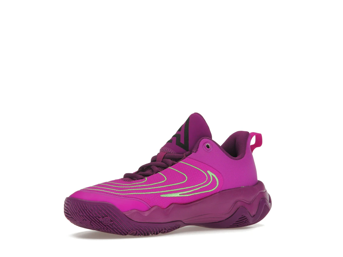 Vue 16 de Nike Giannis Immortality 4 Bold Berry Green Strike Hyper Violet Black (GS)