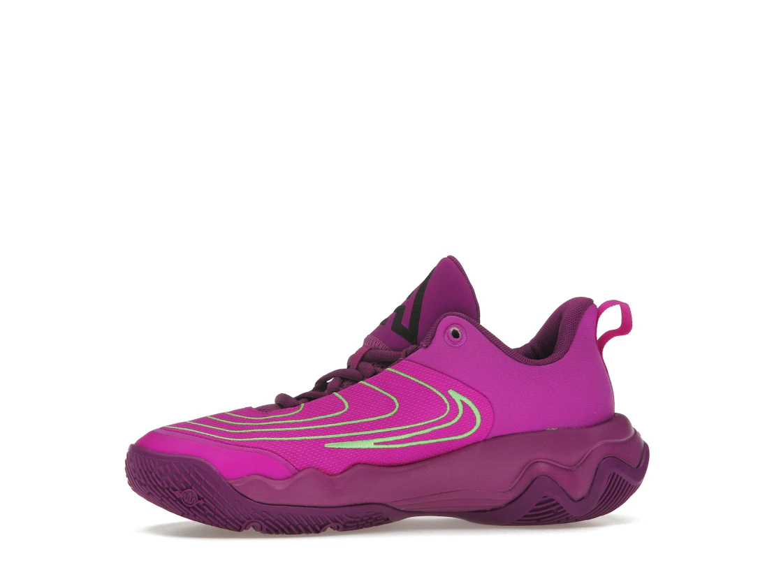 Vue 18 de Nike Giannis Immortality 4 Bold Berry Green Strike Hyper Violet Black (GS)