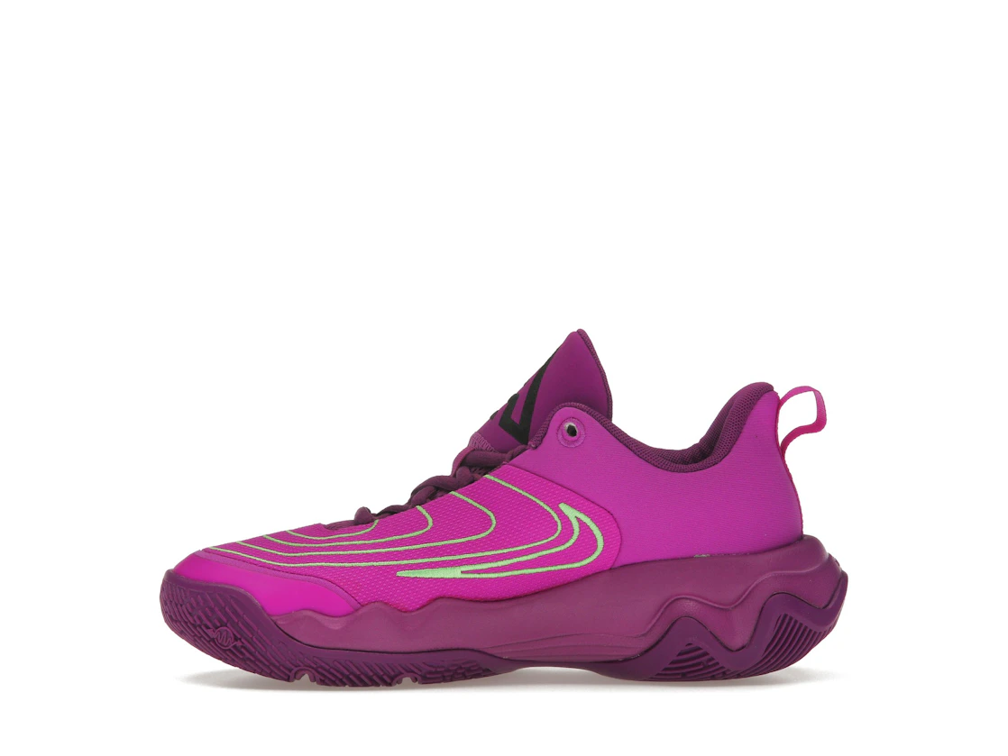 Vue 19 de Nike Giannis Immortality 4 Bold Berry Green Strike Hyper Violet Black (GS)