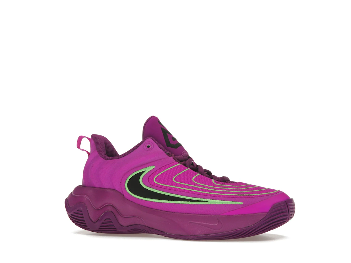 Vue 3 de Nike Giannis Immortality 4 Bold Berry Green Strike Hyper Violet Black (GS)