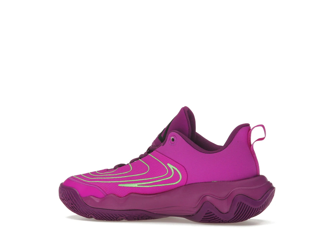 Vue 21 de Nike Giannis Immortality 4 Bold Berry Green Strike Hyper Violet Black (GS)