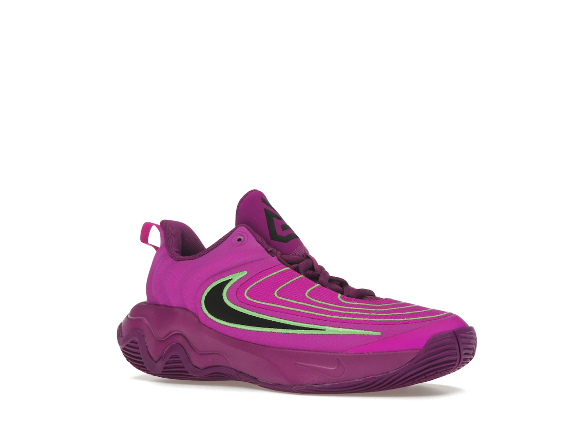 Vue 4 de Nike Giannis Immortality 4 Bold Berry Green Strike Hyper Violet Black (GS)
