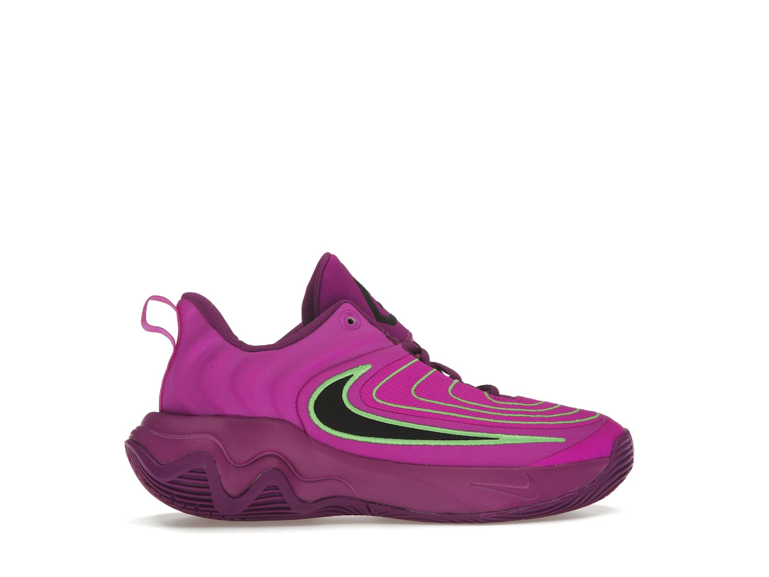 Vue 36 de Nike Giannis Immortality 4 Bold Berry Green Strike Hyper Violet Black (GS)