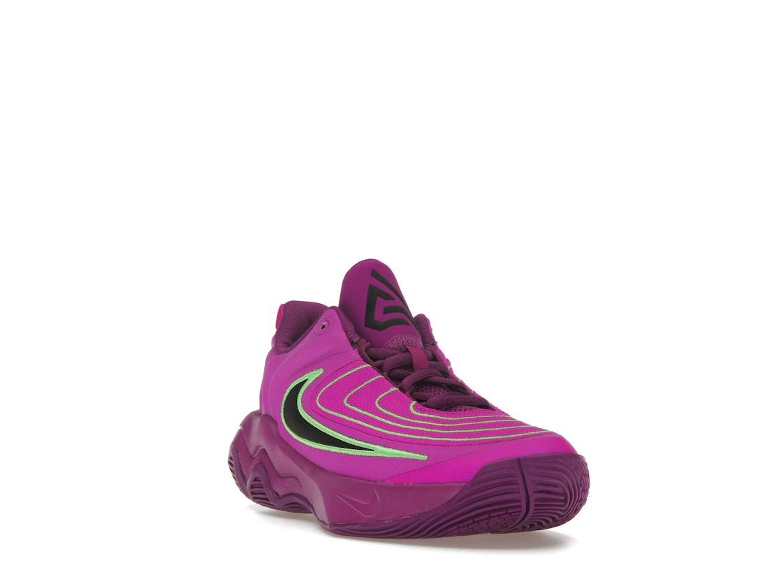 Vue 7 de Nike Giannis Immortality 4 Bold Berry Green Strike Hyper Violet Black (GS)