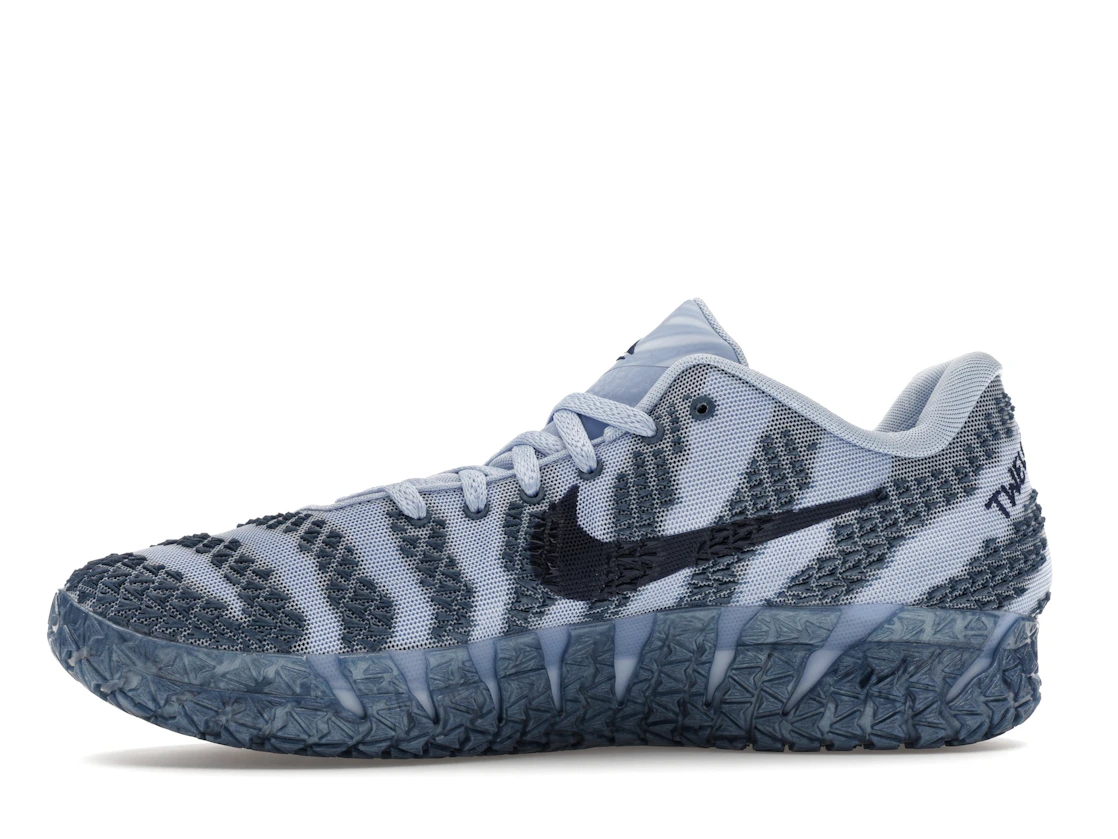 Vue 18 de Nike Ja 3 Cobalt Bliss Metallic Silver