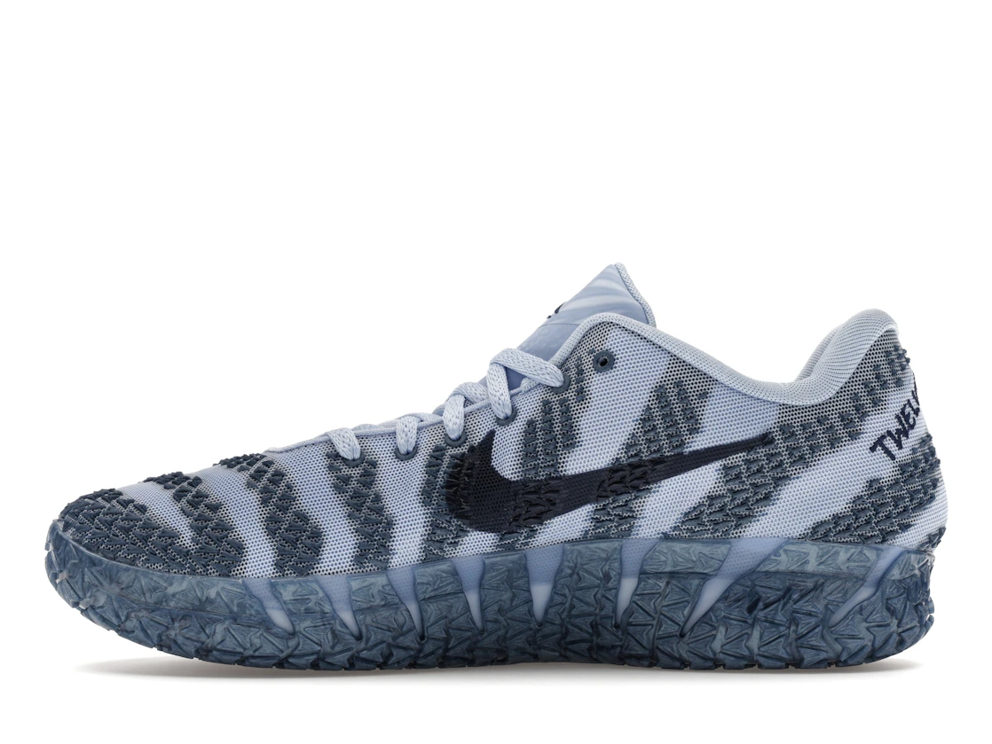 Vue 19 de Nike Ja 3 Cobalt Bliss Metallic Silver