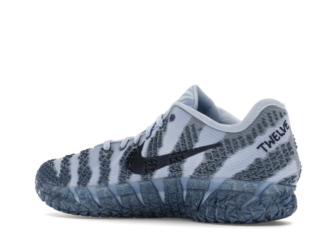 Vue 22 de Nike Ja 3 Cobalt Bliss Metallic Silver