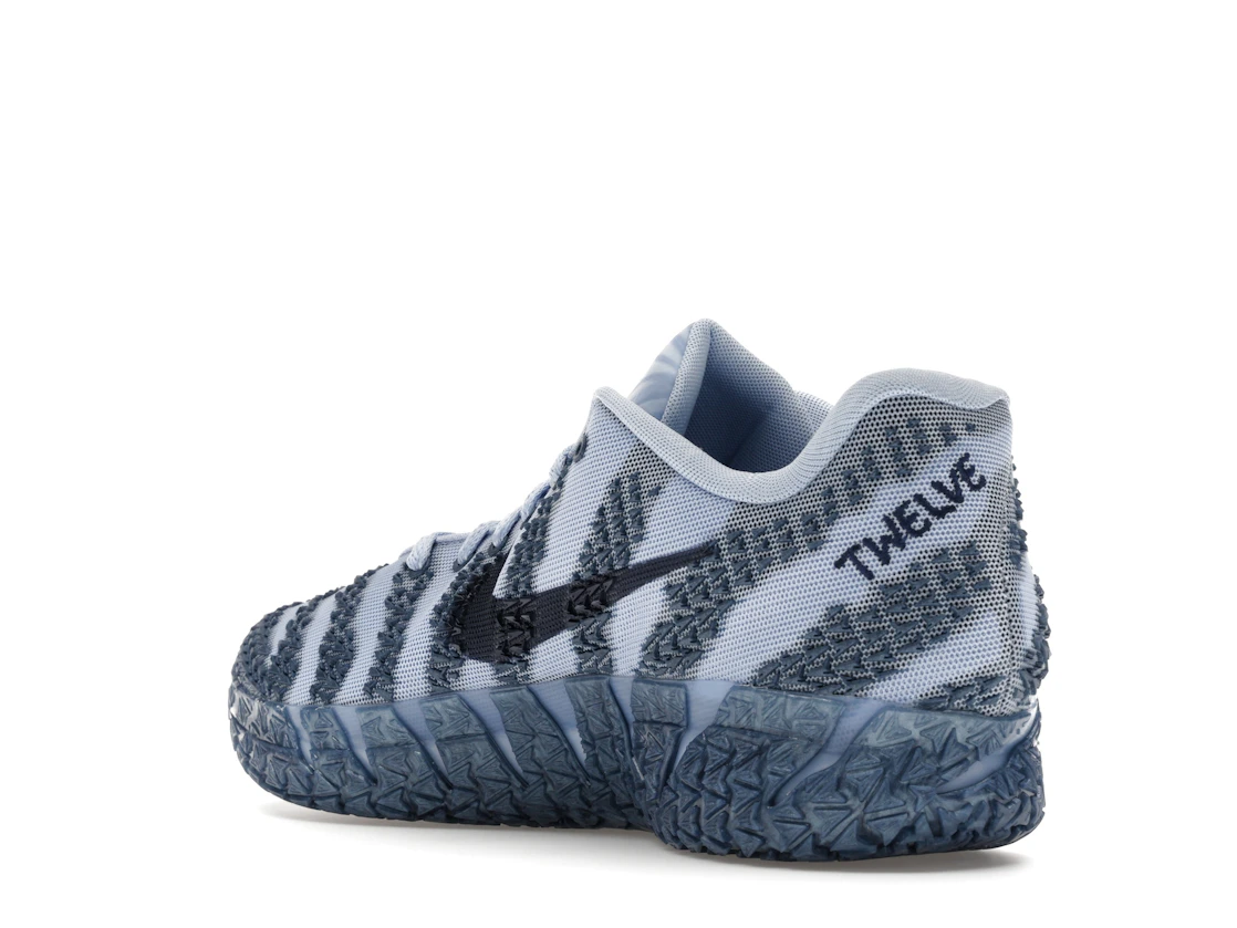 Vue 24 de Nike Ja 3 Cobalt Bliss Metallic Silver