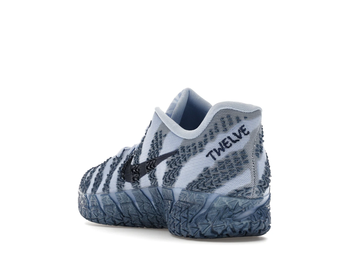Vue 25 de Nike Ja 3 Cobalt Bliss Metallic Silver
