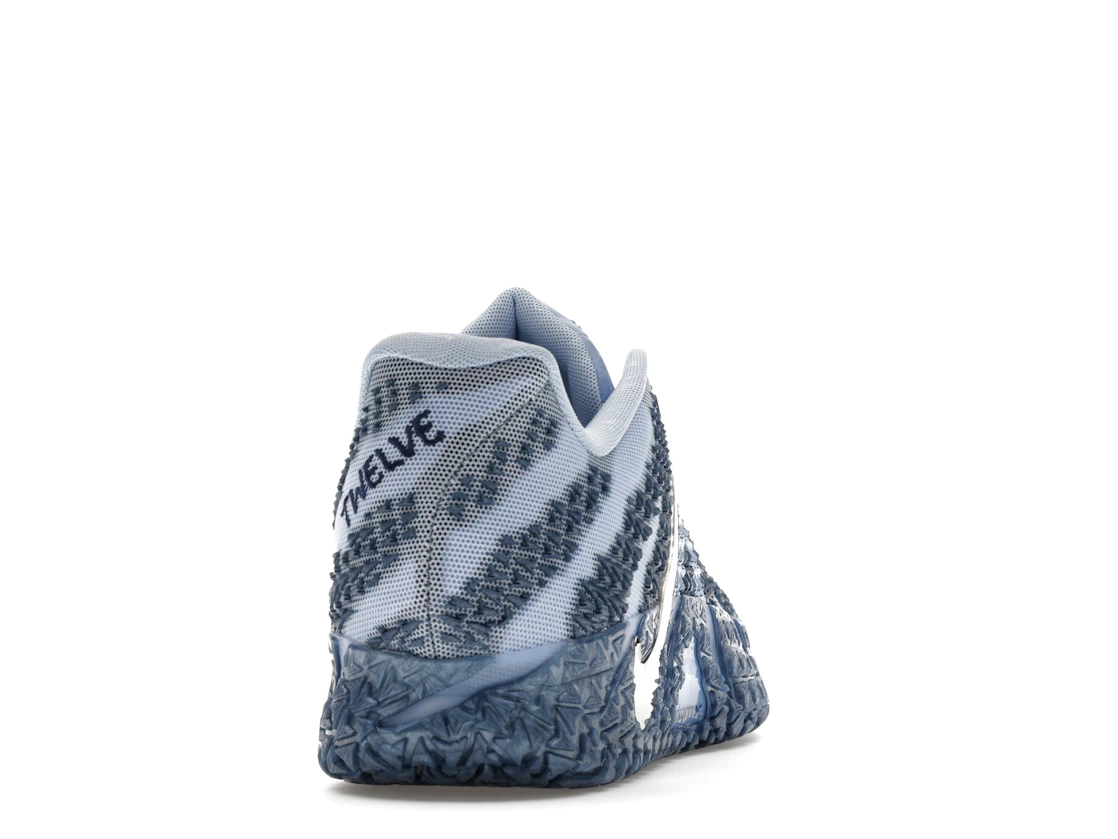 Vue 29 de Nike Ja 3 Cobalt Bliss Metallic Silver