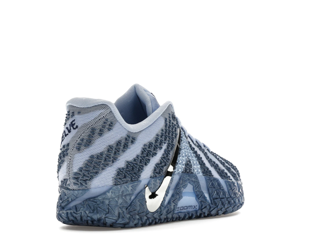 Vue 31 de Nike Ja 3 Cobalt Bliss Metallic Silver