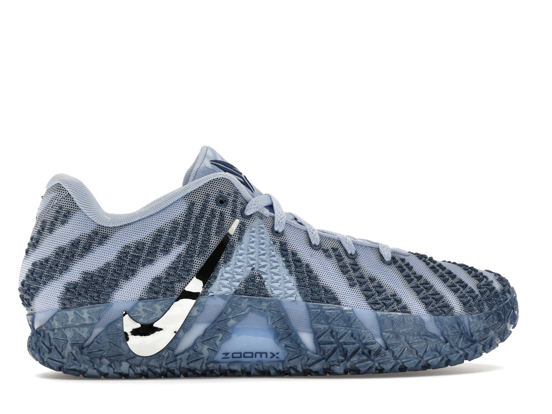 Vue 36 de Nike Ja 3 Cobalt Bliss Metallic Silver