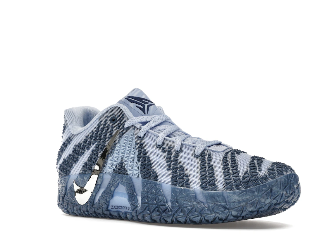 Vue 5 de Nike Ja 3 Cobalt Bliss Metallic Silver