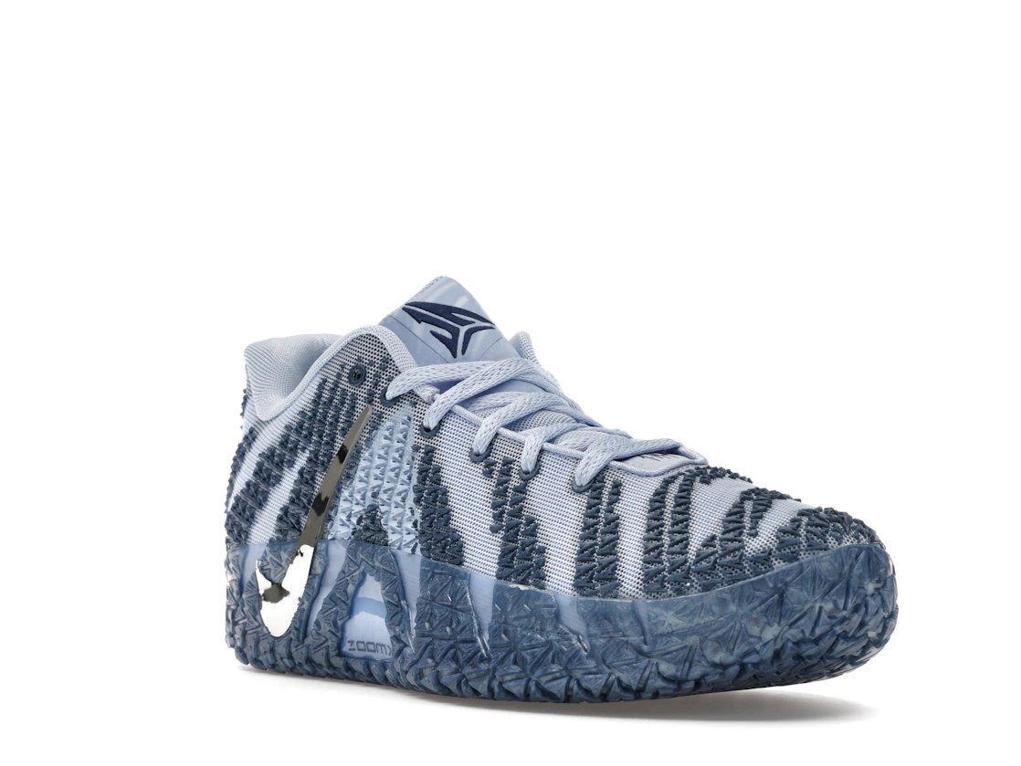 Vue 6 de Nike Ja 3 Cobalt Bliss Metallic Silver