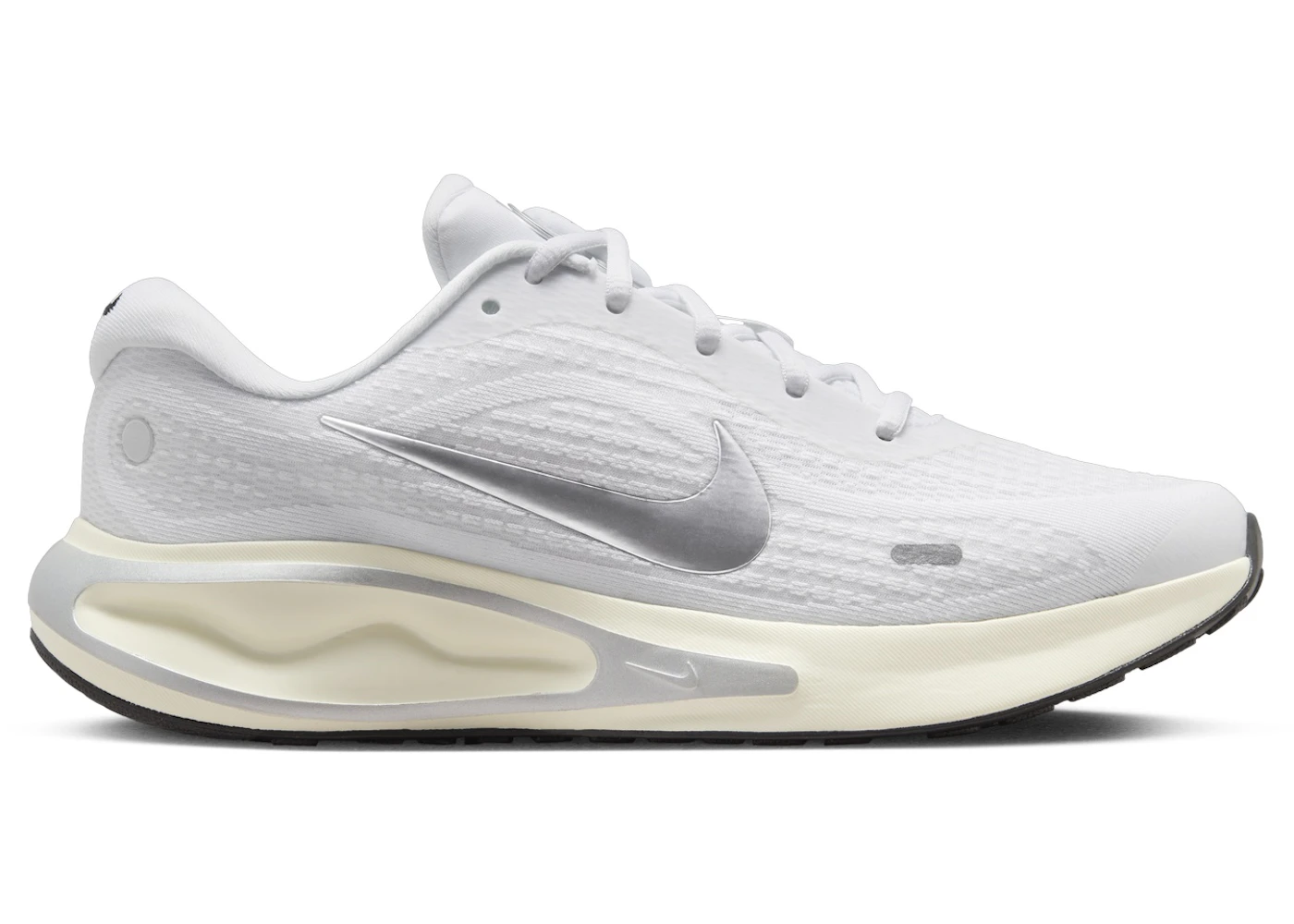 Nike Journey Run White Platinum Tint Coconut Milk Metallic Silver 