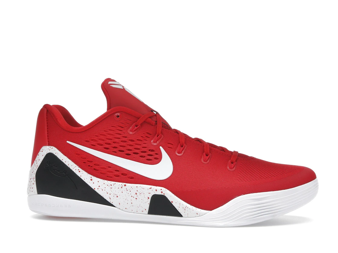 Vue 2 de Nike Kobe 9 EM Low Protro TB University Red