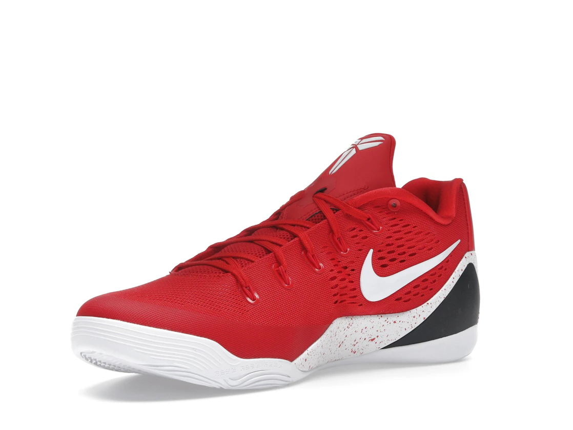 Vue 15 de Nike Kobe 9 EM Low Protro TB University Red