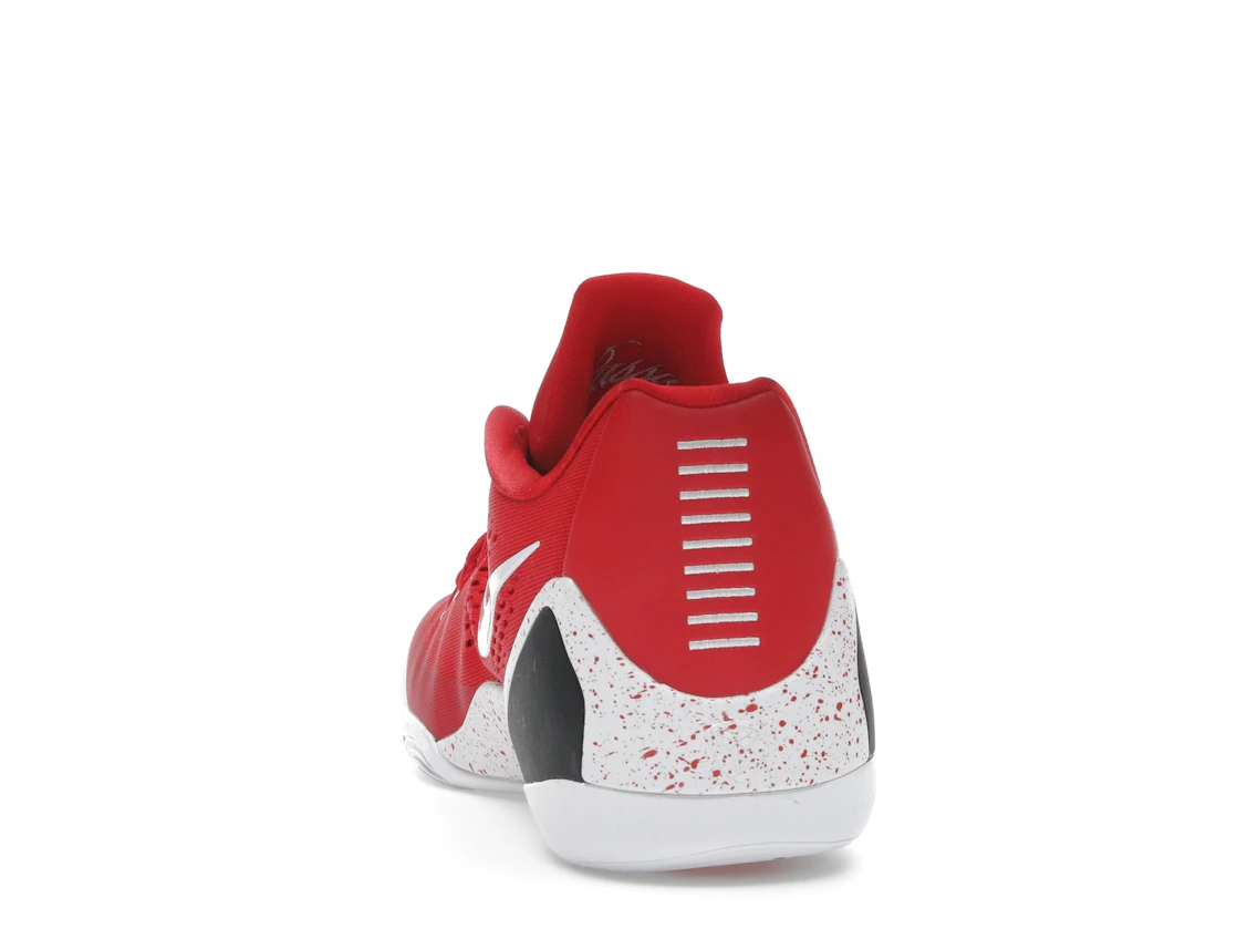 Vue 27 de Nike Kobe 9 EM Low Protro TB University Red