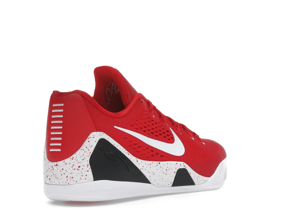 Vue 32 de Nike Kobe 9 EM Low Protro TB University Red